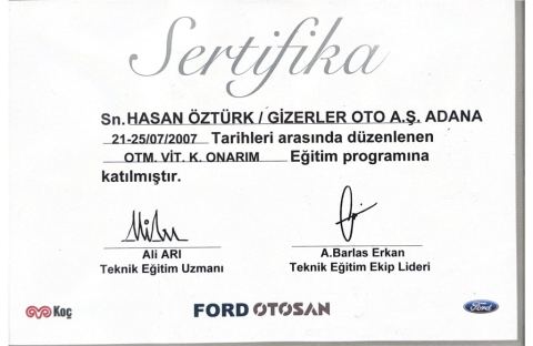 Yetki Belgesi 1